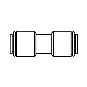 John Guest Union Connector, 1/4"